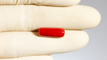 Natural Italian Red Coral (Moonga) 8.44 Carats