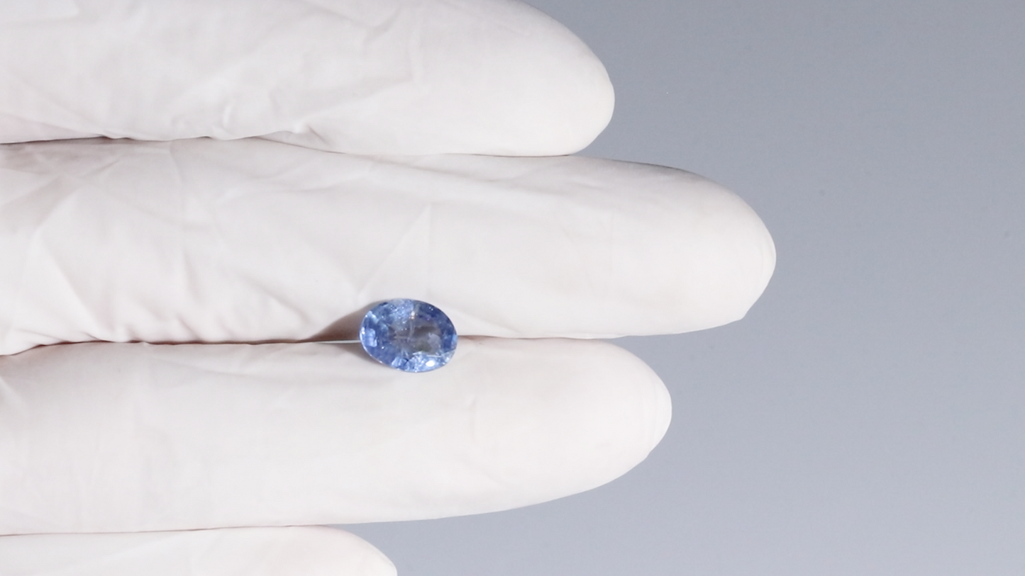 Natural Blue Sapphire (Neelam) 3.16 Carats