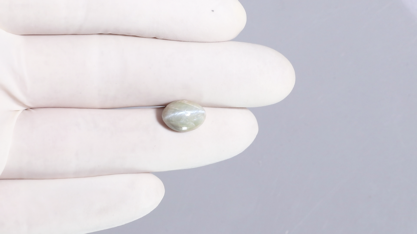 Natural Cat'S Eye (Lehsuniya) 6.59 Carats