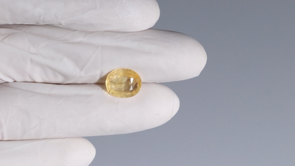 Natural Yellow Sapphire (Pukhraj) 5.43 Carats