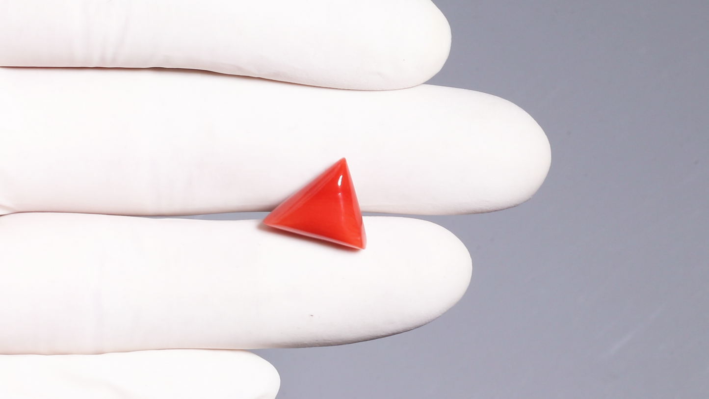 Natural Italian Red Coral (Moonga) 6.85 Carats