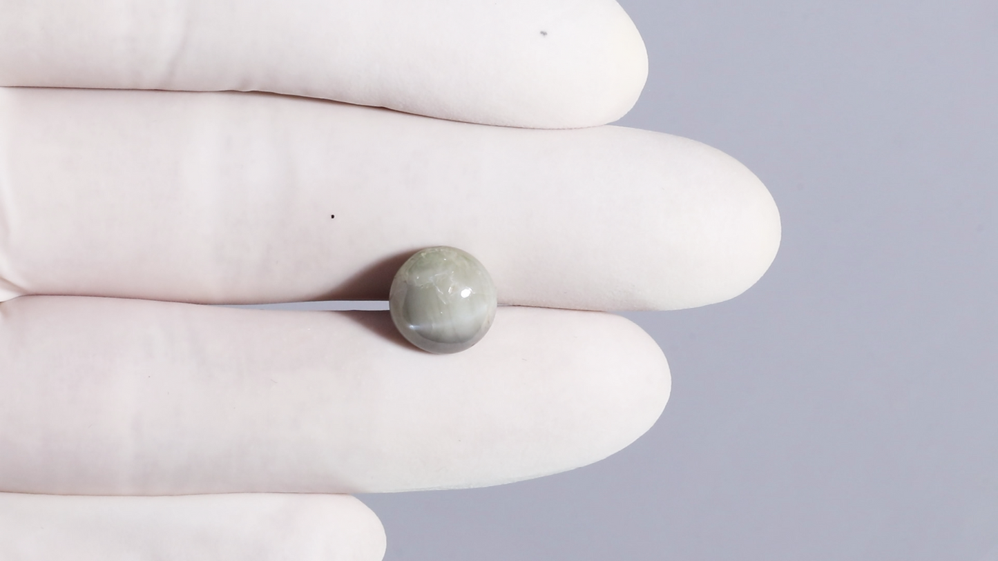 Natural Cat'S Eye (Lehsuniya) 7.81 Carats