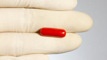 Natural Italian Red Coral (Moonga) 8.59 Carats
