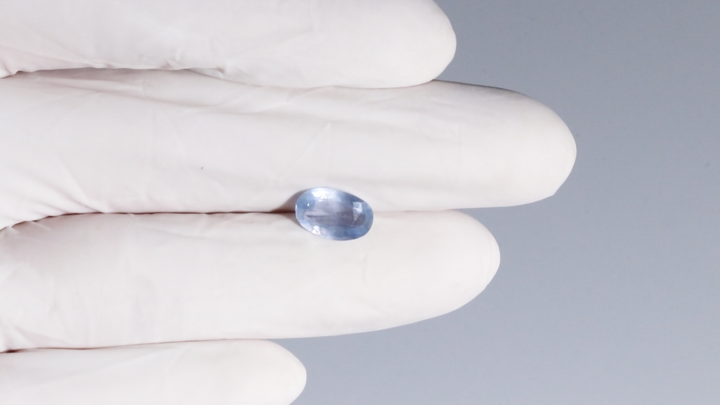 Natural Blue Sapphire (Neelam) 3.09 Carats