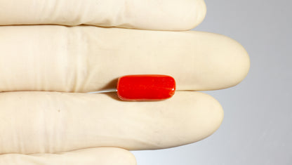 NATURAL RED CORAL (MOONGA) 8.06 CARATS