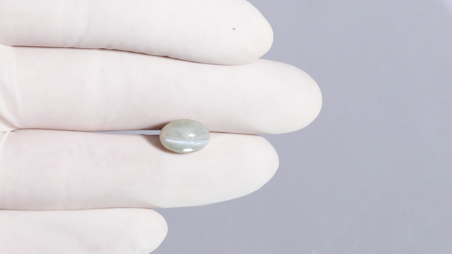 Natural Cat'S Eye (Lehsuniya) 7.47 Carats