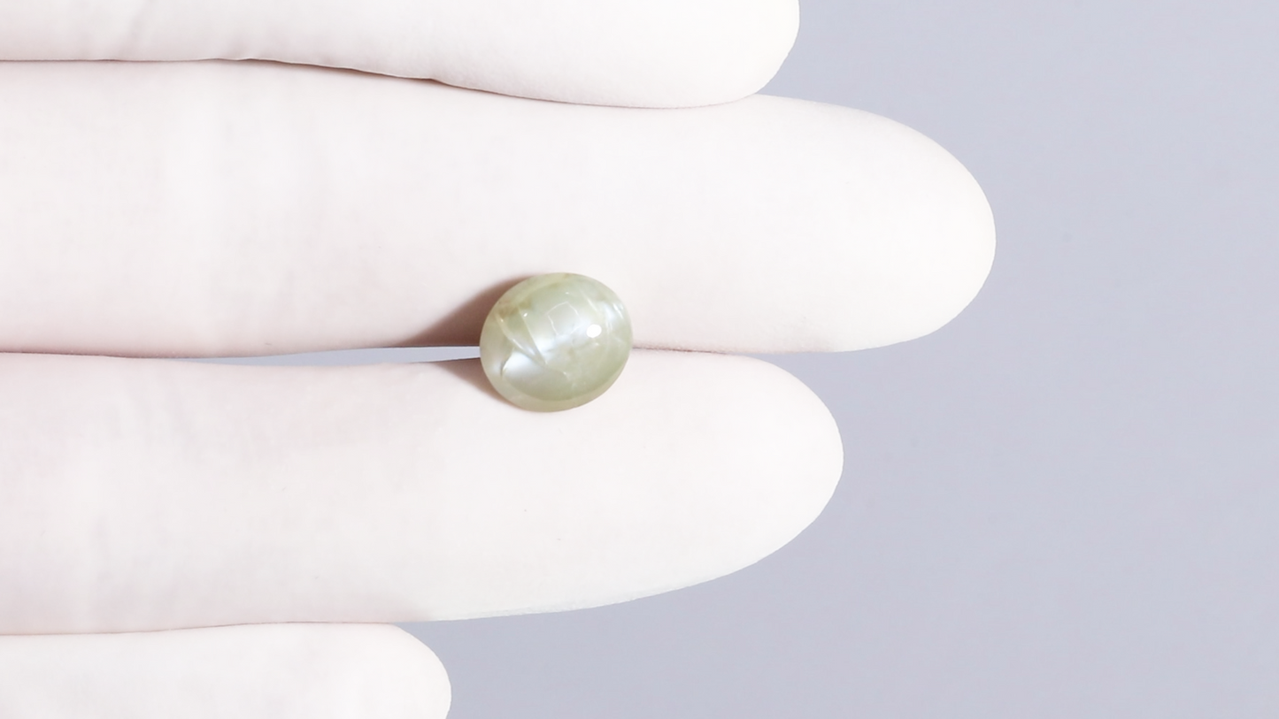 Natural Cat'S Eye (Lehsuniya) 5.82 Carats