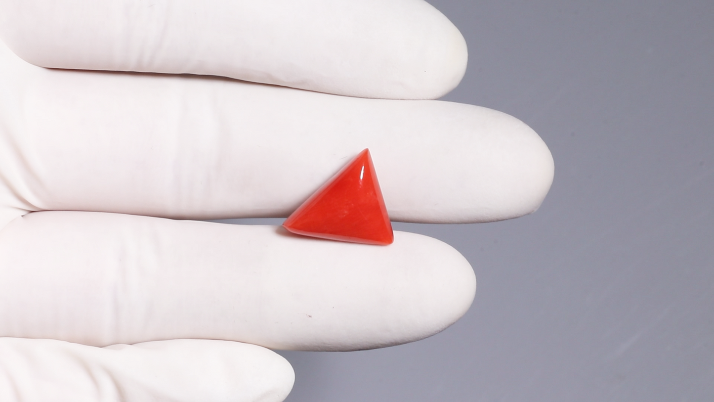 Natural Italian Red Coral (Moonga) 9.06 Carats