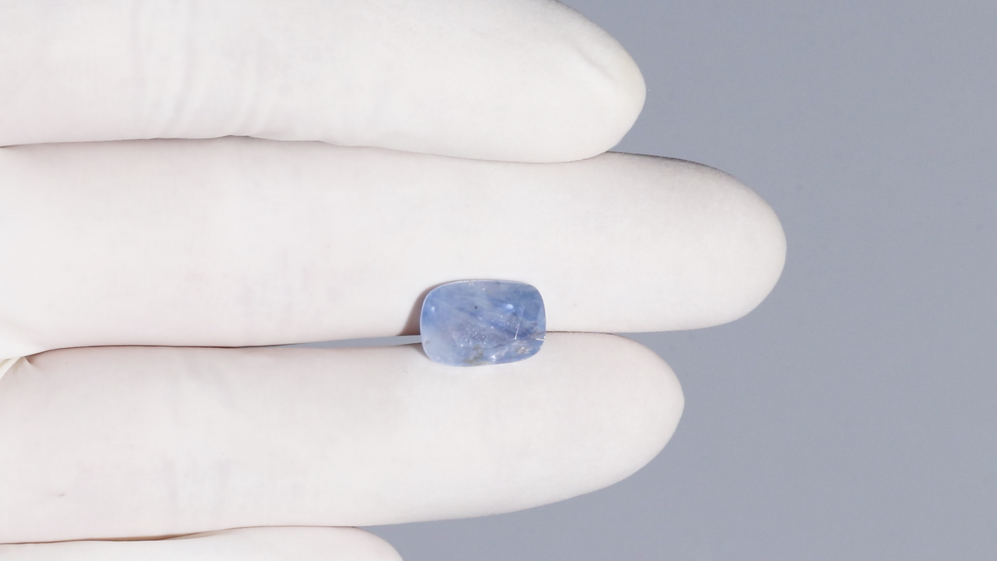 Natural Blue Sapphire (Neelam) 5.91 Carats