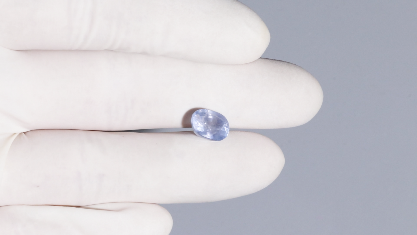 Natural Blue Sapphire (Neelam) 5.56 Carats