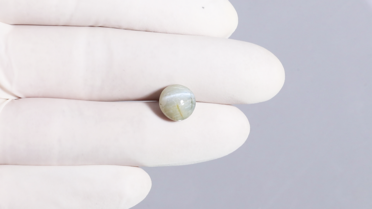 Natural Cat'S Eye (Lehsuniya) 6.53 Carats