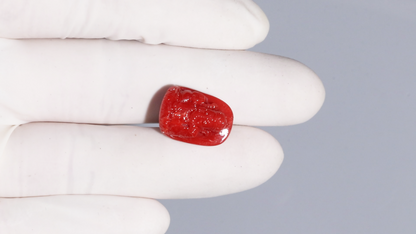 Japanese Ganesh Carving Red Coral(Moonga) 16.98 Carats