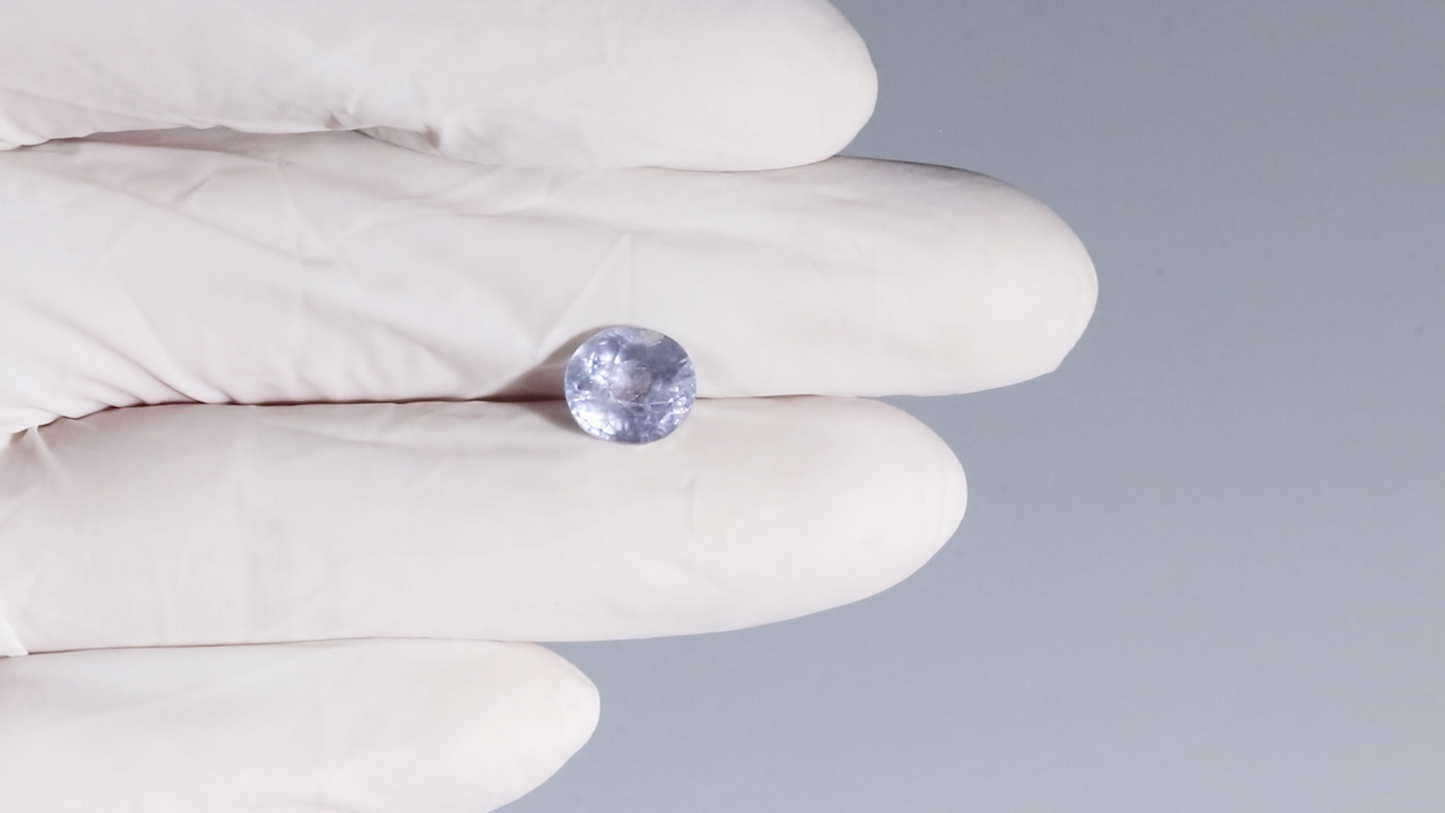 Natural Blue Sapphire (Neelam) 5.92 Carats