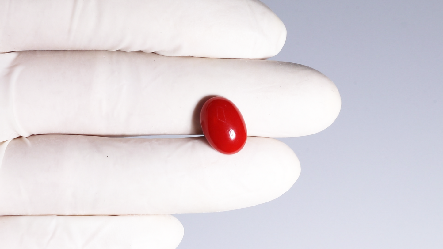 Japanese Red Coral (Moonga) 5.57 Carats