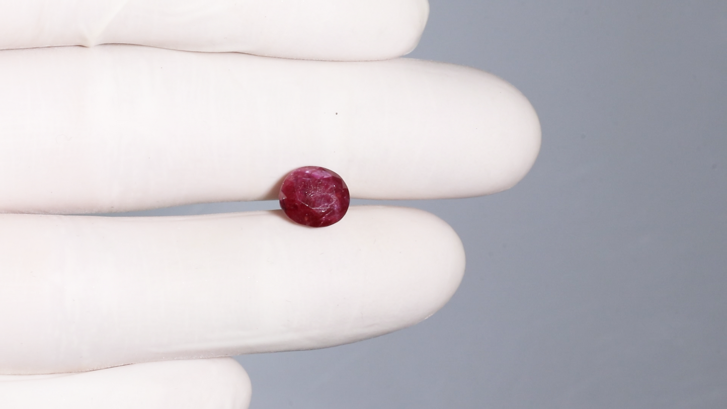 Natural Madagascar Ruby (Manik) 3.10 Carats