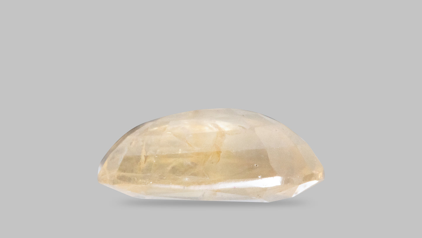 Natural Yellow Sapphire (Pukhraj) 5.98 Carats
