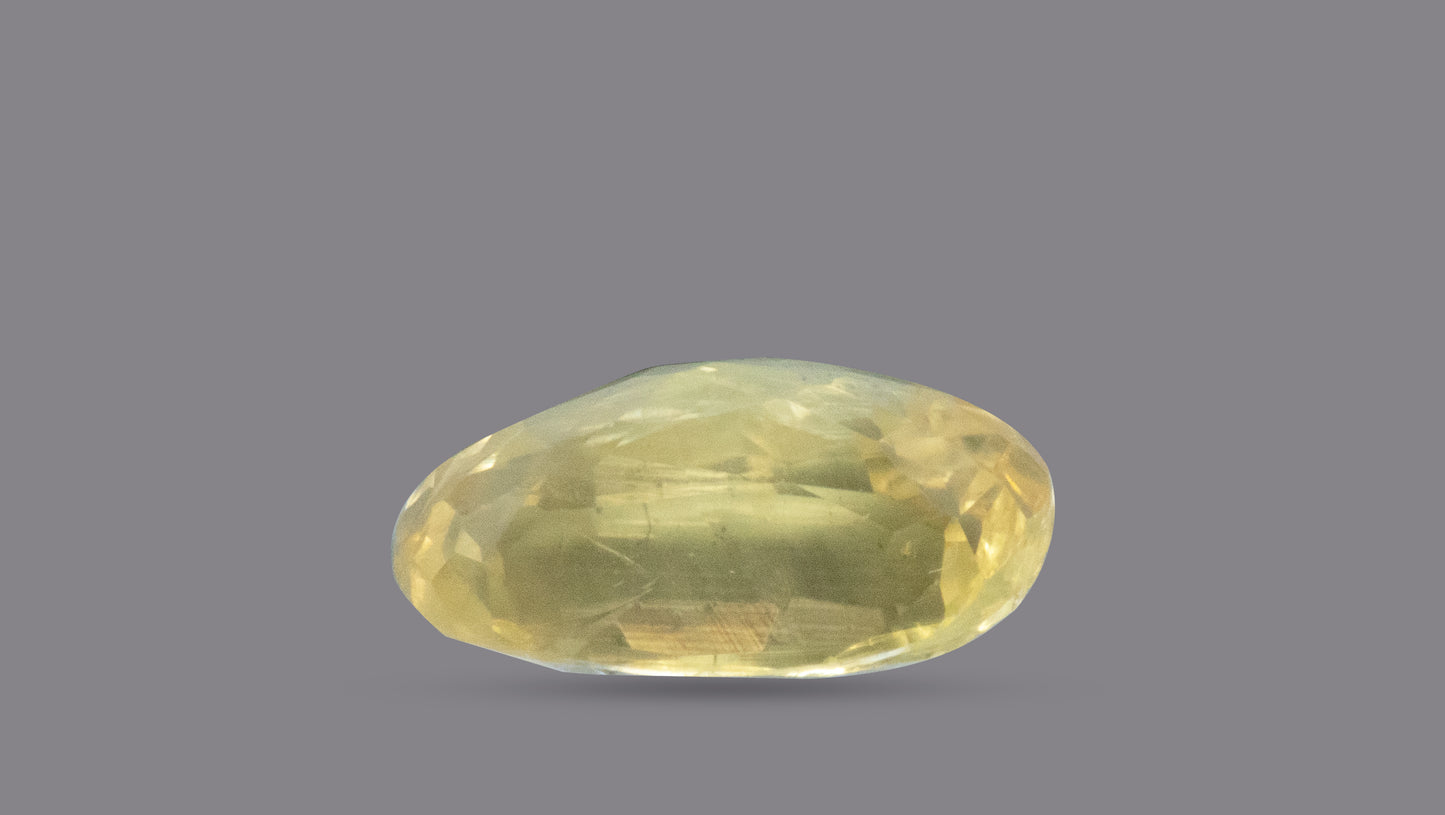 NATURAL YELLOW SAPPHIRE (PUKHRAJ) 2.49 CARATS