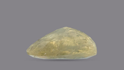 NATURAL YELLOW SAPPHIRE (PUKHRAJ) 6.39 CARATS