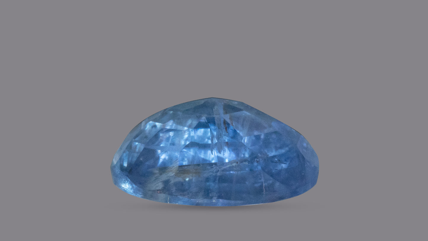 Natural Blue Sapphire (Neelam) 3.16 Carats